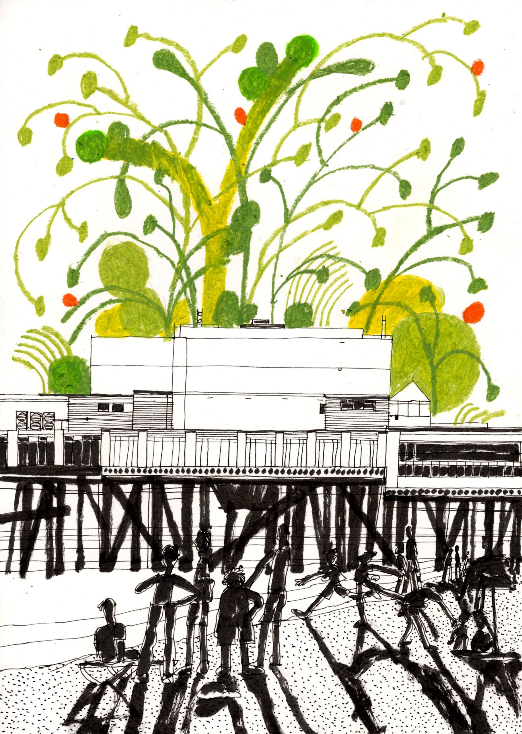 ITS NO ORDINARY TOWN PIER PEOPLE TOMMY BRENTNALL reduced size